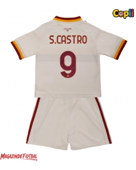 AS Roma Santiago Castro #9 Echipament de Fotbal Replică 2026-27 Copii Deplasare (+ Șorturi)